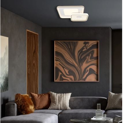 Globo - Plafonnier LED dimmable LED/48W/230V 2700-6000K 50x50 cm + télécommande