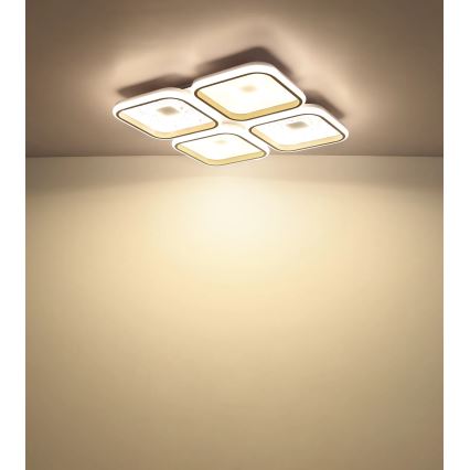 Globo - Plafonnier LED dimmable LED/55W/230V 2700-6000K 54x54 cm + télécommande