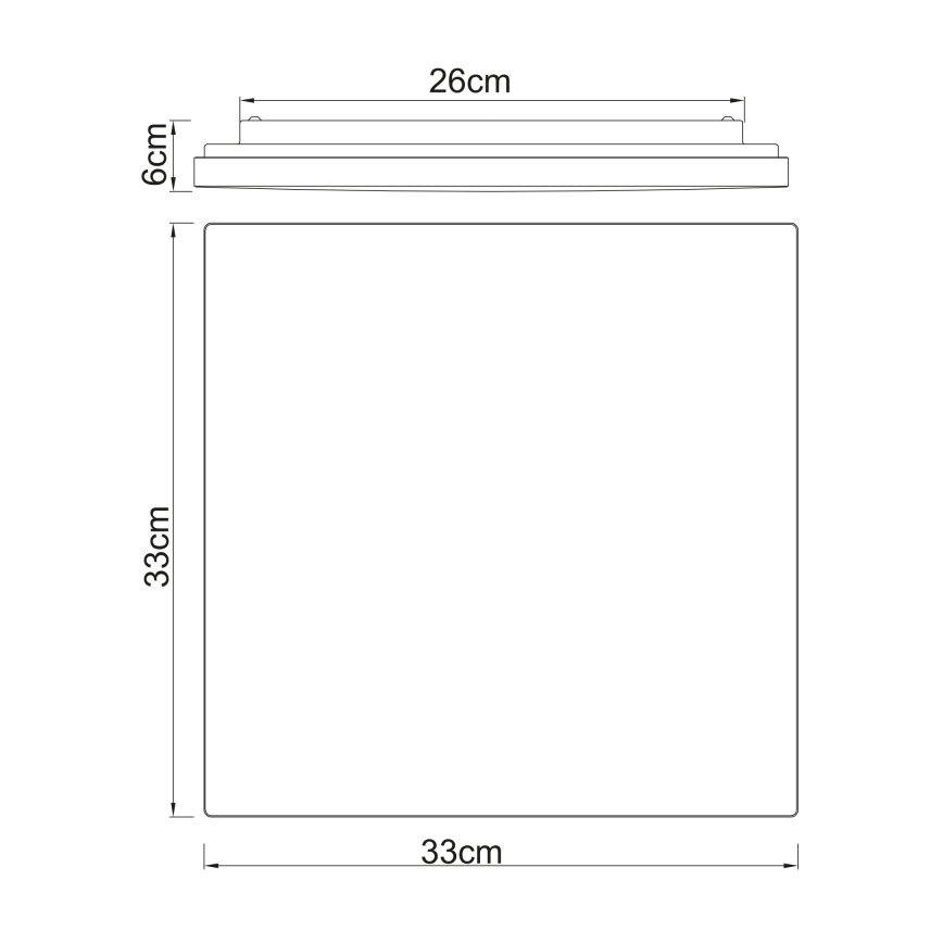 Globo - Plafonnier LED/12W/230V