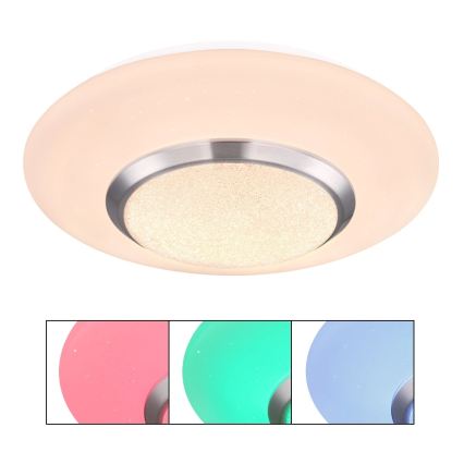Globo - Plafonnier LED RGBW dimmable LED/18W/230V 3000K Ø 34 cm