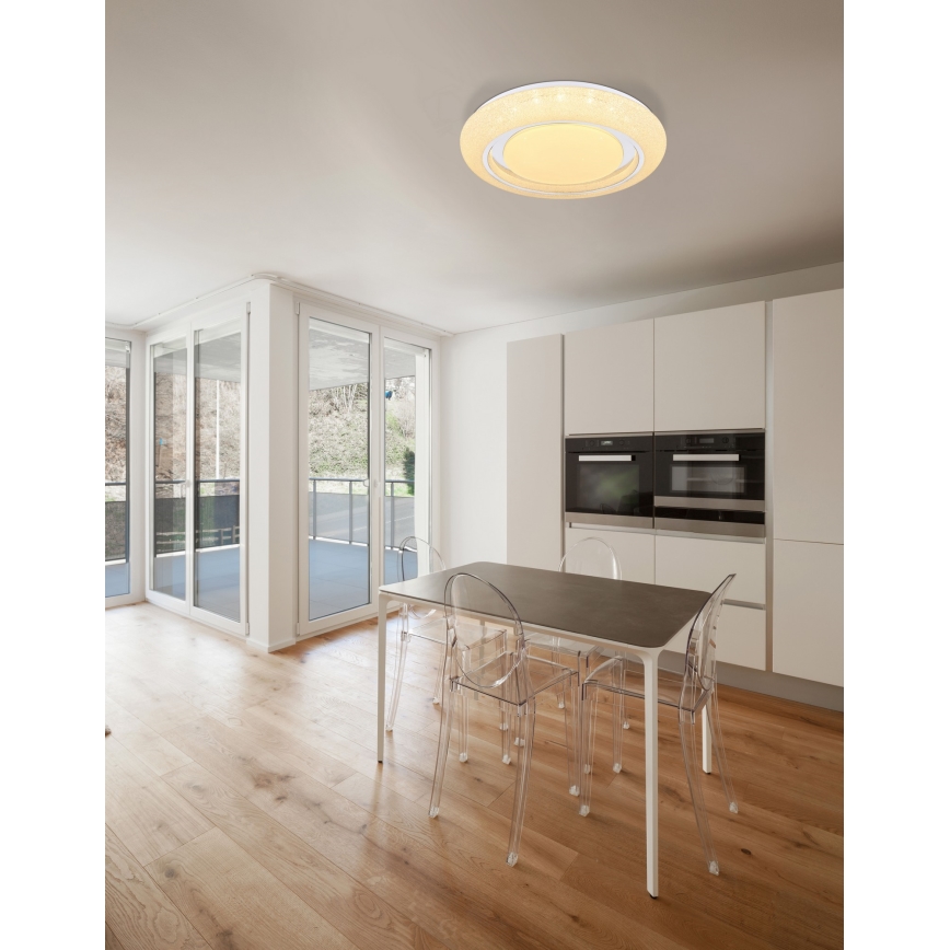 Globo - Plafonnier à intensité variable LED/28W/230V 3000-6000K Tuya WiFi + télécommande