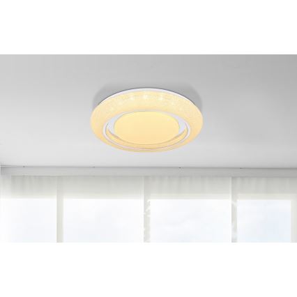 Globo - Plafonnier LED dimmable LED/28W/230V 3000-6000K Tuya Wi-Fi + télécommande