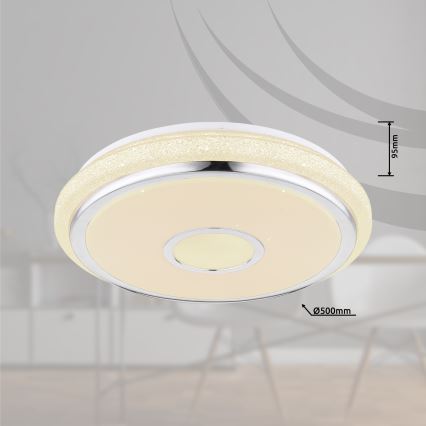 Globo - Plafonnier à intensité variable LED/40W/230V 2700-6500K + télécommande