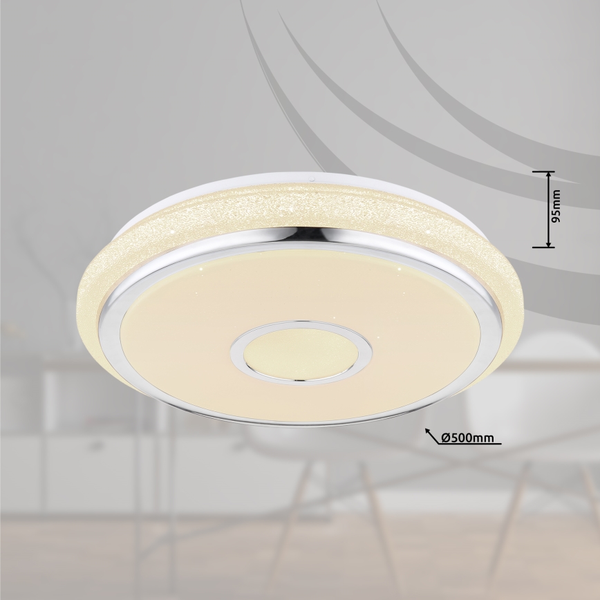 Globo - Plafonnier à intensité variable LED/40W/230V 2700-6500K + télécommande