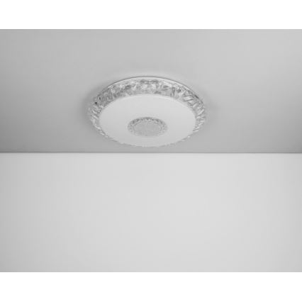 Globo - Plafonnier à intensité variable LED/40W/230V 2700-6500K d. 50 cm Wi-Fi Tuya + Télécommande