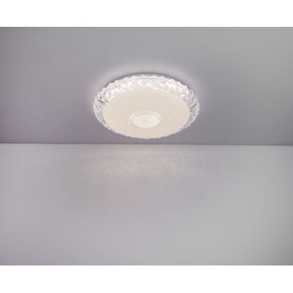 Globo - Plafonnier à intensité variable LED/40W/230V 2700-6500K d. 50 cm Wi-Fi Tuya + Télécommande