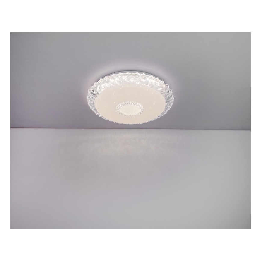 Globo - Plafonnier à intensité variable LED/40W/230V 2700-6500K d. 50 cm Wi-Fi Tuya + Télécommande
