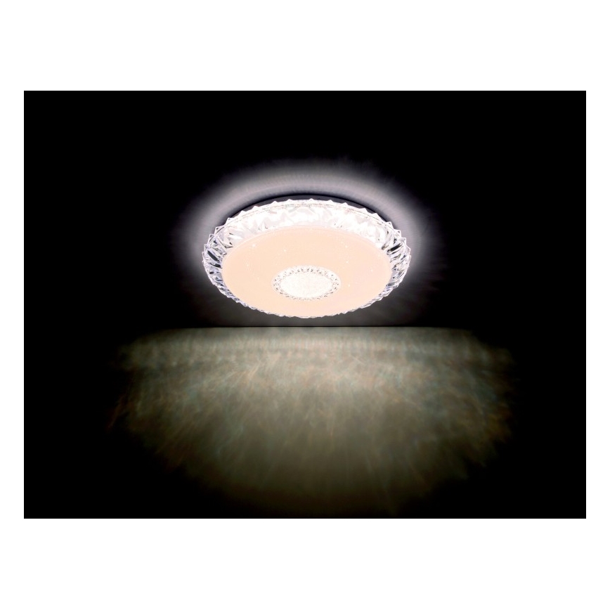 Globo - Plafonnier LED dimmable LED/40W/230V 2700-6500K Ø 50 cm Wi-Fi Tuya + télécommande