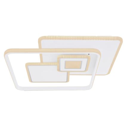 Globo - Plafonnier LED dimmable LED/50W/230V 2700-6000K Wi-Fi Tuya 50,3x50,3 cm + télécommande
