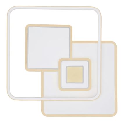 Globo - Plafonnier LED dimmable LED/50W/230V 2700-6000K Wi-Fi Tuya 50,3x50,3 cm + télécommande