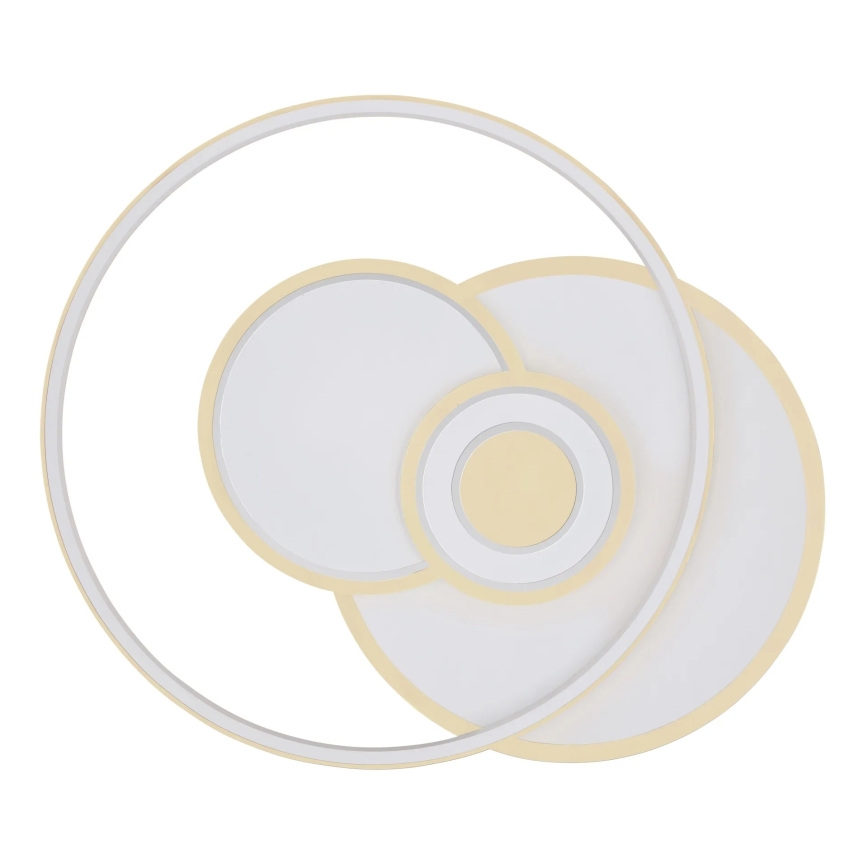 Globo - Plafonnier LED dimmable 50 W / 230 V, 2700–6000 K, Wi‑Fi Tuya, 46 x 54,5 cm + télécommande