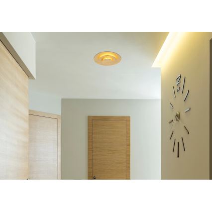 Globo - Plafonnier LED/18W/230V 3000K Ø 18 cm doré