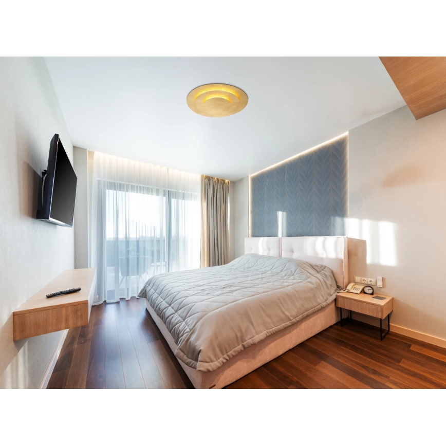 Globo - Plafonnier LED/24W/230V 3000K Ø 35 cm doré