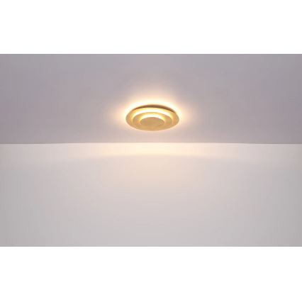 Globo - Plafonnier LED 40 W, 230 V, 3000 K, Ø 49 cm, finition dorée