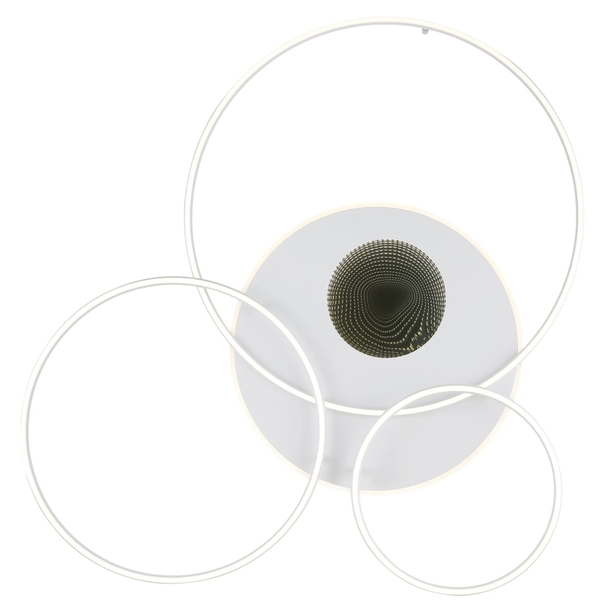 Globo - Plafonnier LED dimmable 70 W / 230 V, 2700–6500 K, 105 x 26,5 cm, blanc + télécommande