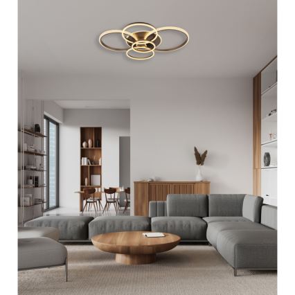 Globo - Plafonnier LED/70W/230V 3000K 88x110 cm anthracite