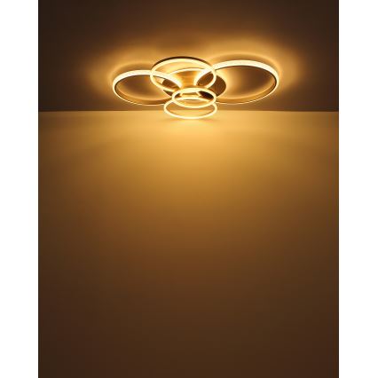 Globo - Plafonnier LED/70W/230V 3000K 88x110 cm beige