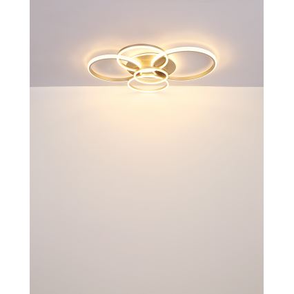 Globo - Plafonnier LED/70W/230V 3000K 88x110 cm beige
