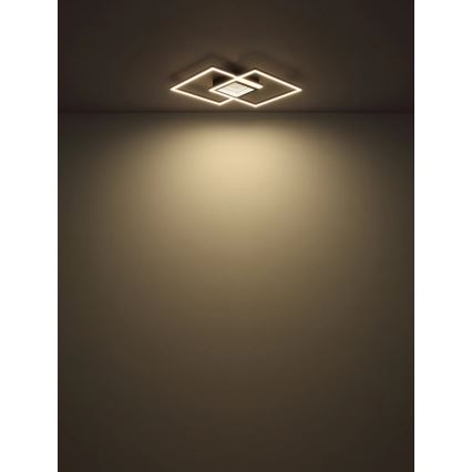 Globo - Plafonnier LED dimmable/32W/230V 2700-6500K 42,6x42,6 cm noir + télécommande