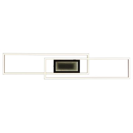 Globo - Plafonnier LED dimmable LED/42W/230V 2700-6500K 19,6x96 cm noir + télécommande