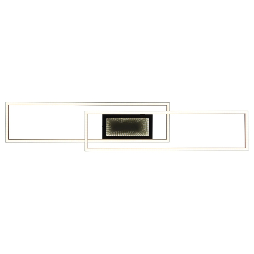 Globo - Plafonnier LED dimmable LED/42W/230V 2700-6500K 19,6x96 cm noir + télécommande
