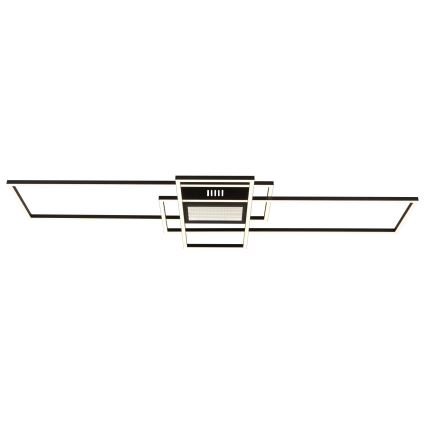 Globo - Plafonnier LED dimmable LED/60W/230V 2700-6500K 42x110,8 cm noir + télécommande