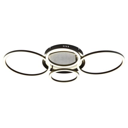 Globo - Plafonnier LED LED/40W/230V 4000K 72x52 cm noir