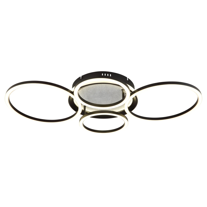 Globo - Plafonnier LED LED/40W/230V 4000K 72x52 cm noir