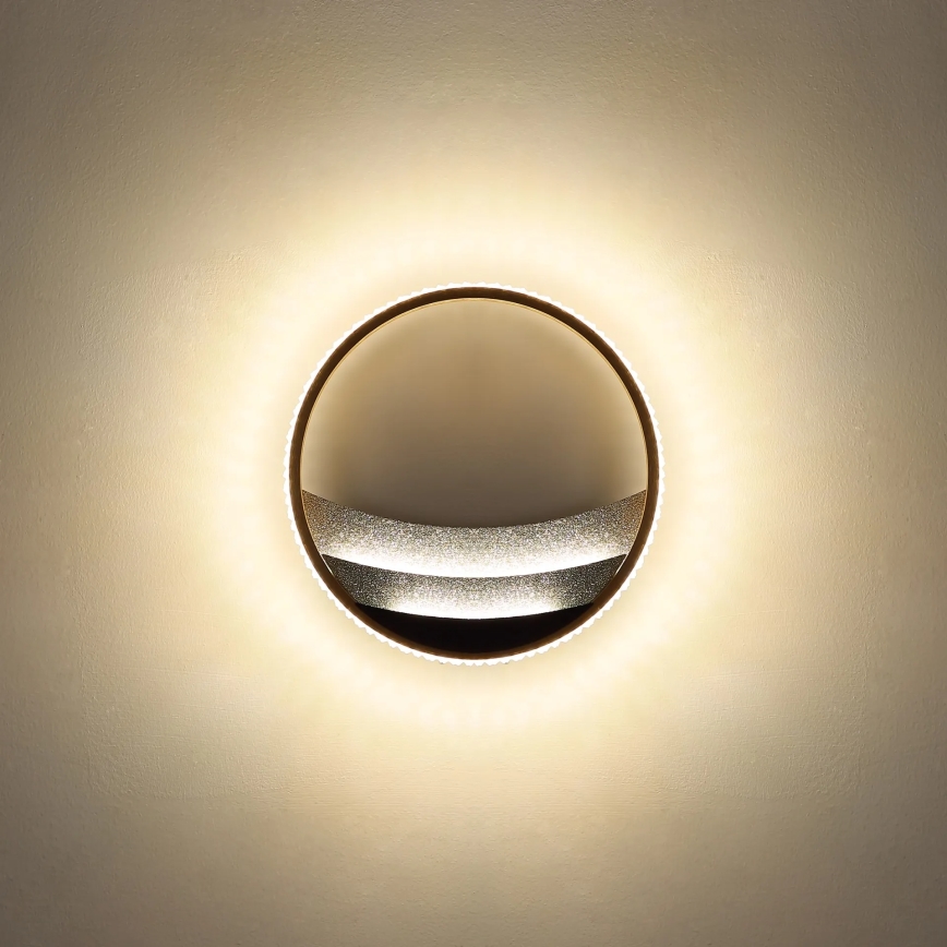 Globo - Plafonnier LED/12W/230V 3000/4000/6000K Ø 29,5 cm, doré
