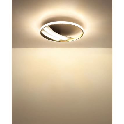 Globo - Plafonnier LED/24W/230V 3000/4000/6000K Ø 41 cm doré