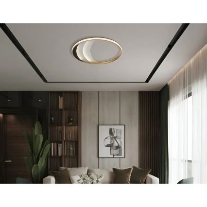 Globo - Plafonnier LED/40W/230V 3000/4000/6000K pr. 52 cm doré