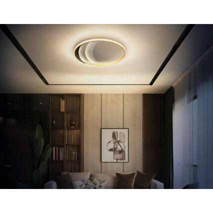 Globo - Plafonnier LED/40W/230V 3000/4000/6000K pr. 52 cm doré