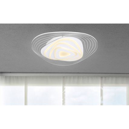Globo - Plafonnier à intensité variable LED/40W/230V 3000-6500K 50,2x48,8 cm Wi-Fi Tuya + Télécommande