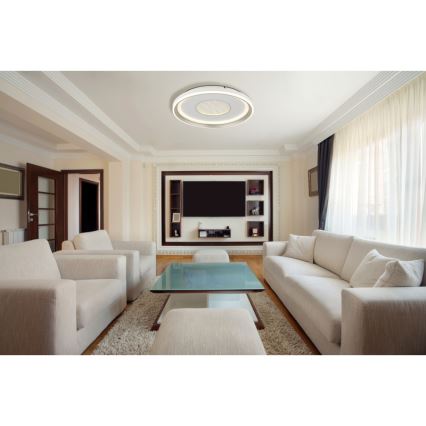 Globo - Plafonnier à intensité variable LED/48W/230V 2700-6000K d. 48 cm + Télécommande