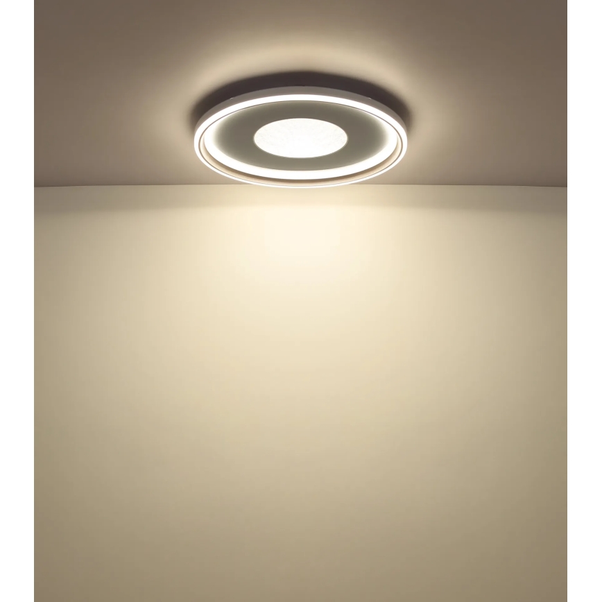Globo - Plafonnier LED dimmable LED/60W/230V 2700–6000K Ø 59 cm blanc/crème + télécommande
