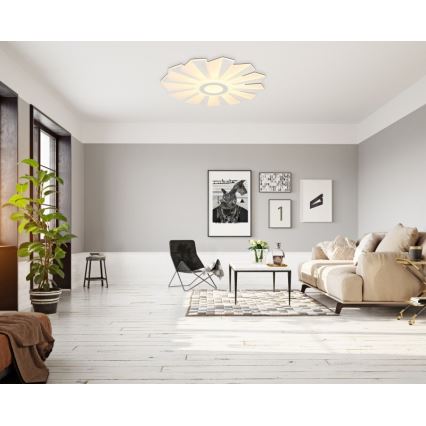 Globo - Plafonnier LED dimmable LED/58W/230V 2700-6000K Ø 50 cm blanc + télécommande