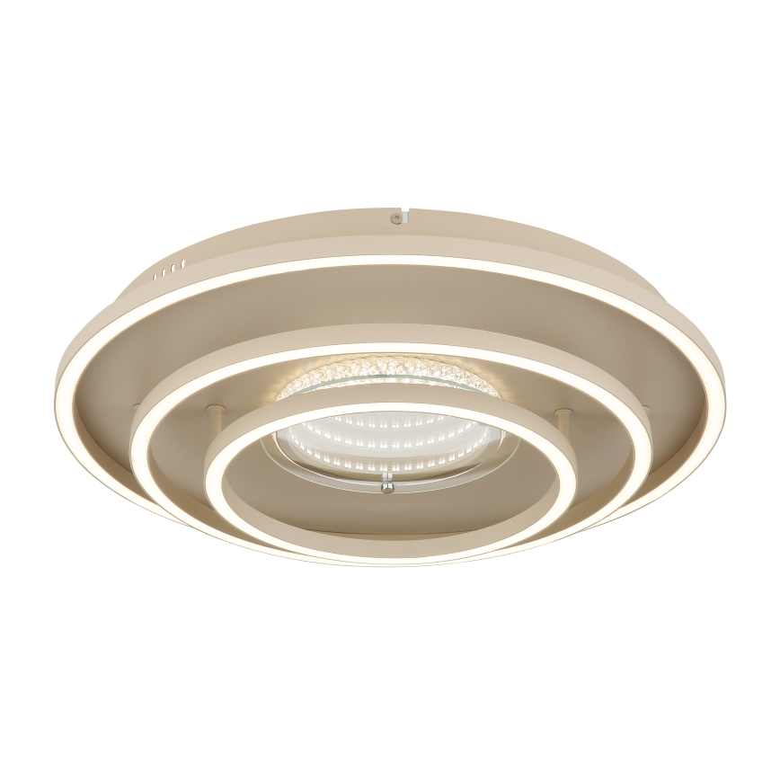 Globo - Plafonnier LED/40W/230V 3000/4000/6000K Ø 51 cm beige