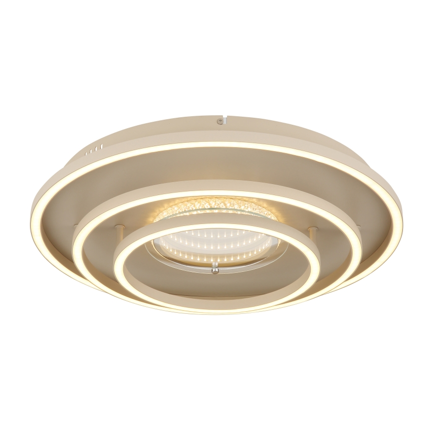 Globo - Plafonnier LED/40W/230V 3000/4000/6000K Ø 51 cm beige