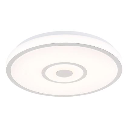Globo - Plafonnier LED/24W/230V 3000/4000/6000K Ø 38 cm blanc/chrome mat