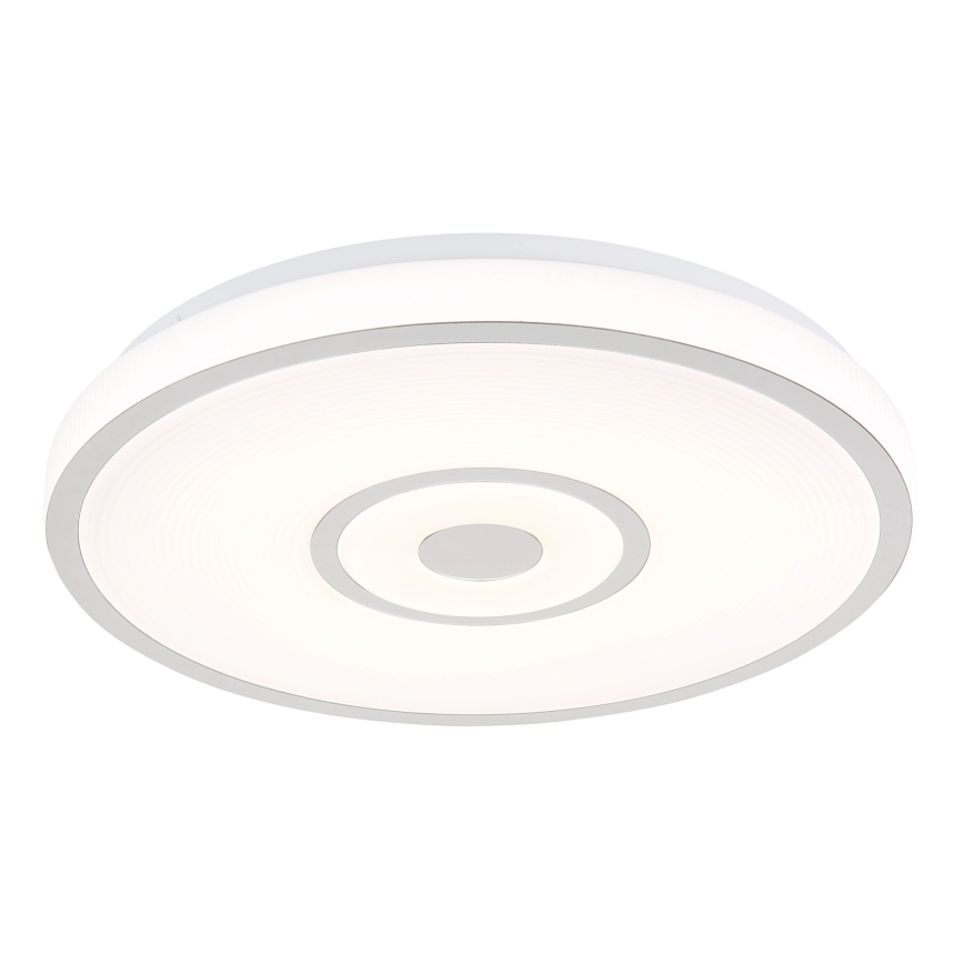 Globo - Plafonnier LED/24W/230V 3000/4000/6000K Ø 38 cm blanc/chrome mat