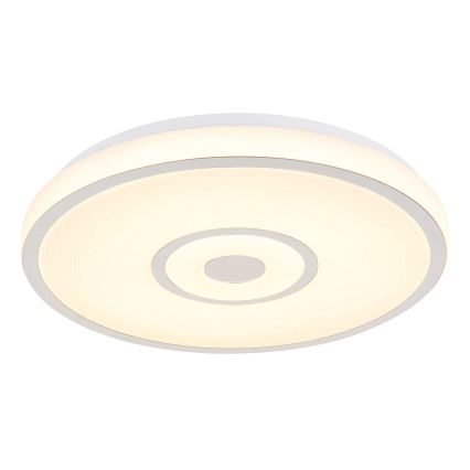 Globo - Plafonnier LED/24W/230V 3000/4000/6000K Ø 38 cm blanc/chrome mat