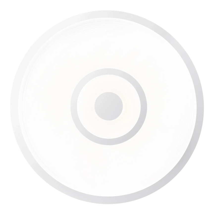 Globo - Plafonnier LED/24W/230V 3000/4000/6000K Ø 38 cm blanc/chrome mat