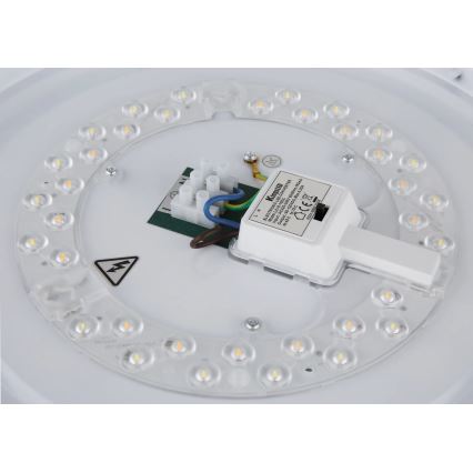 Globo - Plafonnier LED/24W/230V 3000/4000/6000K Ø 38 cm blanc/chrome mat