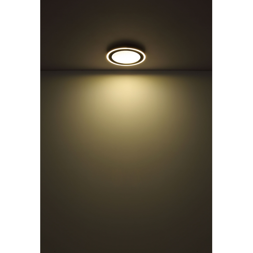 Globo - Plafonnier LED/24W/230V 4000K d. 34 cm noir