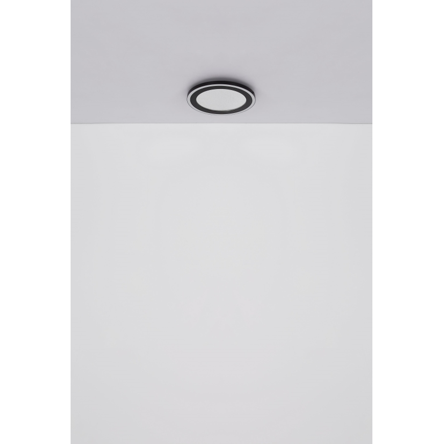 Globo - Plafonnier LED/24W/230V 4000K d. 34 cm noir