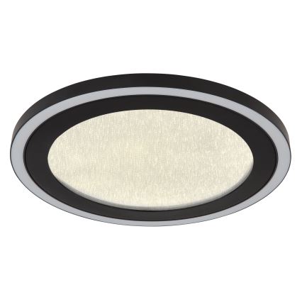 Globo - Plafonnier LED/24W/230V 4000K d. 34 cm noir