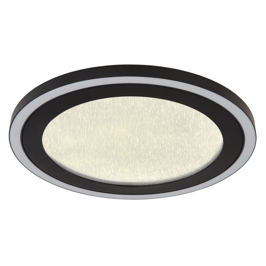 Globo - Plafonnier LED/24W/230V 4000K d. 34 cm noir