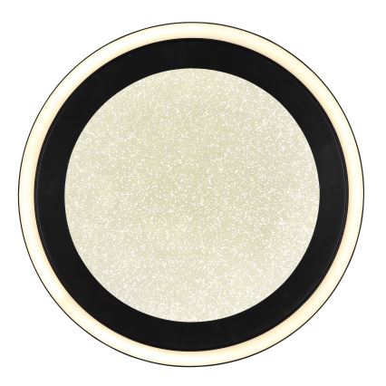 Globo - Plafonnier LED/24W/230V 4000K d. 34 cm noir
