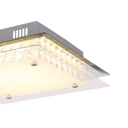 Globo - Plafonnier LED en cristal LED/18W/230V