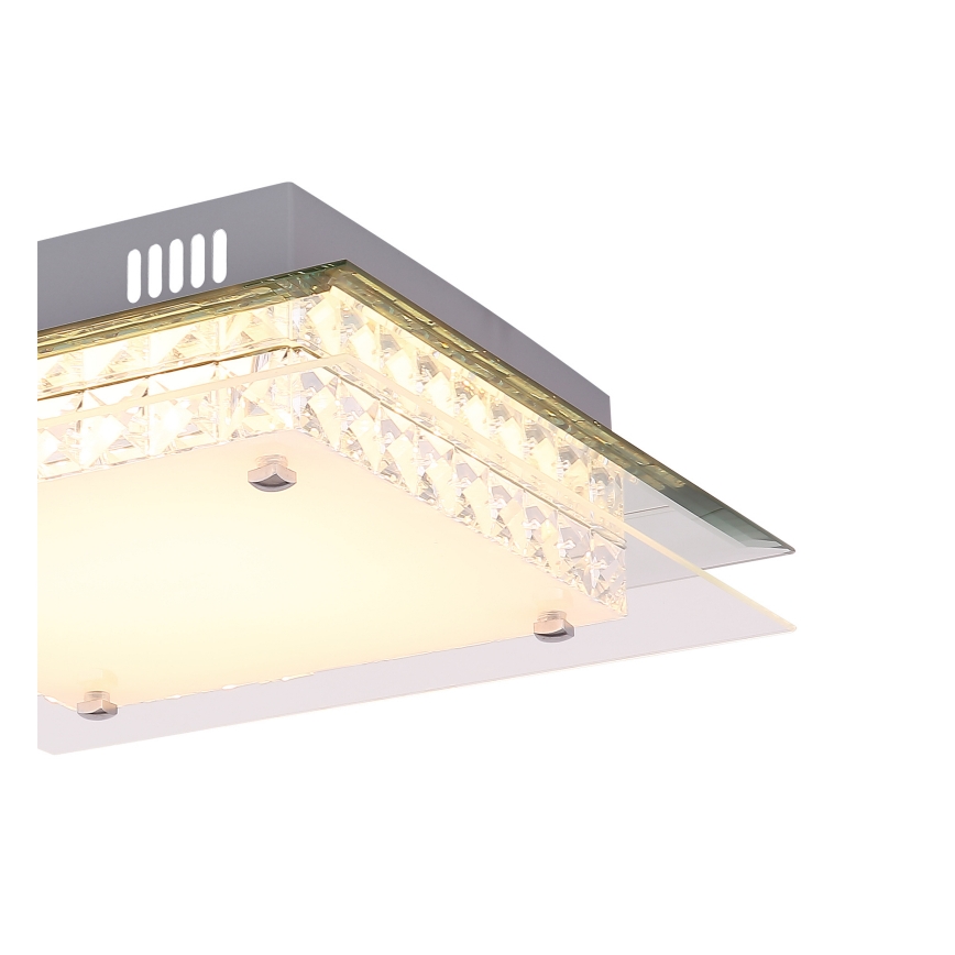 Globo - Plafonnier LED en cristal LED/18W/230V